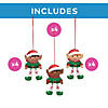 2 1/2" x 4" Dangle-Leg Elf Resin Christmas Ornaments - 12 Pc. Image 2