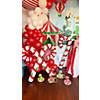 2 1/2" x 5" Christmas Red & Green Wood Candy Cane Ring Toss Game Image 2