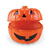 2 1/4" 1 lb. Candy-Filled Orange Plastic Jack-O&#8217;-Lanterns - 24 Pc. Image 3