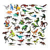 2 1/4" - 3 1/4" Bulk 50 Pc. Dinosaur Images Vinyl Sticker Assortment Image 1