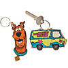 2 1/4&quot; &amp;#8211; 3 3/4&quot; Color Your Own Unfinished Wood Scooby-Doo!&amp;#8482; &amp; Mystery Machine Keychains - 12 Pc. Image 1