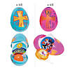 2 1/4" Bulk 96 Pc. Religious Toy-Filled Plastic Easter Egg Kit Image 1
