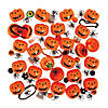 2 1/4" Bulk Toy-Filled Plastic Orange Jack-O&#8217;-Lanterns - 144 Pc. Image 1