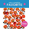 2 1/4" Bulk Toy-Filled Plastic Orange Jack-O&#8217;-Lanterns - 144 Pc. Image 2