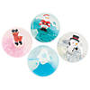 2 1/4" Christmas Character Glitter-Filled Water Bouncy Balls - 12 Pc. Image 1