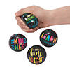 2 1/4" Classroom Confetti Motivational Stress Balls - 12 Pc. Image 1