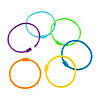 2 1/4" Diam. Neon Colors Plastic Pony Bead Bracelets - 24 Pc. Image 1