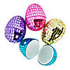 2 1/4" Disco Plastic Easter Eggs - 12 Pc. Image 1