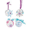 2 1/4" DIY Clear Christmas Ornaments - 48 Pc. Image 1