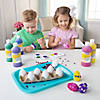 2 1/4" DIY Plastic Easter Eggs with Carton - 12 Pc. Image 2