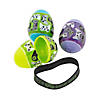 2 1/4" Gamer Bracelet-Filled Plastic Easter Eggs &#8211; 12 Pc. Image 1