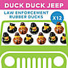 2 1/4" Law Enforcement Police, S.W.A.T. & State Trooper Rubber Ducks - 12 Pc. Image 3