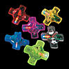 2 1/4" Light-Up Bright Solid Color Plastic Spin Tops - 12 Pc. Image 1
