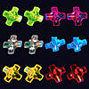 2 1/4" Light-Up Bright Solid Color Plastic Spin Tops - 12 Pc. Image 1