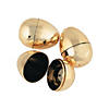 2 1/4" Metallic Golden Plastic Easter Eggs - 12 Pc. Image 1