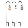 2 1/4" Mini Ceramic Owls with Shepherd&amp;#8217;s Hook Set - 3 Pc. Image 1