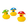 2 1/4" Multicolor Mushroom-Themed Rubber Ducks &amp;#8211; 12 Pc.  Image 1
