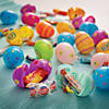 2 1/4" Pastel Printed Candy-Filled Plastic Easter Eggs - 24 Pc. Image 1