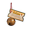 2 1/4" Religious Believe Christmas Bell Metal Ornaments with Card - 12 Pc. Image 1