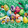 2 1/4" Religious Bright Toy-Filled Plastic Easter Eggs - 24 Pc. Image 1