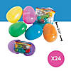 2 1/4" Religious Candy-Filled Plastic Easter Eggs - 24 Pc. for Festive Celebrations Image 1