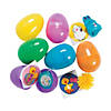 2 1/4&amp;#8221; Toy-Filled Plastic Easter Eggs - 24 Pc. Image 1