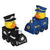 2 1/4" Train-Shaped Conductor Rubber Ducks &amp;#8211; 12 Pc. Image 1