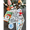 2 1/4" x 2 1/2" Christmas Santa, Snowman & Reindeer  Slow-Rising Foam Stress Toys - 12 Pc. Image 4