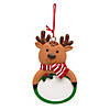 2 1/4" x 3 1/2" Write-A-Name Reindeer Christmas Ornaments - 12 Pc. Image 1