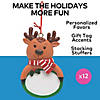 2 1/4" x 3 1/2" Write-A-Name Reindeer Christmas Ornaments - 12 Pc. Image 2