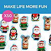 2 1/4" x 4" Bulk 50 Pc. Stuffed Christmas Character Assortment Image 2