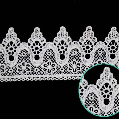 2 1/4"x30 Yards White Venise Lace Trim Image 1
