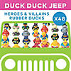 2" - 2 1/2" Bulk 48 Pc. Heroes & Villains Rubber Ducks Assortment Image 2