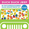 2" - 2 1/2" Bulk 48 Pc. In the Garden Rubber Duck Assortment Kit Image 2