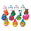 2" - 2 1/2" Bulk 48 Pc. Magical Characters Rubber Ducks Assortment Image 1
