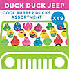 2" - 2 1/4" Bulk 48 Pc. Colorful & Cool Rubber Ducks Assortment Image 2