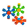 2 3/4" Brightly Colored Two Direction Weighted Plastic Fidget Spinners - 12 Pc. Image 1