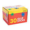 2 3/4" Bulk 30 Pc. Purple Washable Clear-Dry Glue Stick Classpack Image 1