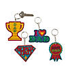 2 3/4" Color Your Own Father&#8217;s Day Message Wood Keychains - 12 Pc. Image 1