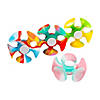 2 3/4" Marbleized Color Suction Cup Rubber Fidget Spinners - 12 Pc. Image 1