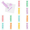 2 3/4" Mini 6-Color Candy Wrapper-Shaped Highlighters - 12 Pc. Image 1