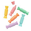2 3/4" Mini 6-Color Candy Wrapper-Shaped Highlighters - 12 Pc. Image 1