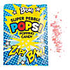 2 3/4" x 4" 6 oz. Superhero Popping Candy Fun Packs - 36 Pc. Image 1