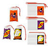 2 3/4" x 4" Bulk 144 Pc. Mini Halloween Icon Plastic Drawstring Treat Bags Image 1