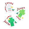 2 3/4" x 4" Jesus Is the Reason Christmas Ornament Craft Kit - Makes 12 Image 1