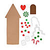 2 3/4 x 7 Gingerbread House Bookmarks Foam Craft Kit - Makes 12