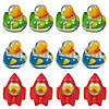 2" &amp;#8211; 3" Multicolor Outer Space Explorer Rubber Ducks &amp;#8211; 12 Pc. Image 1