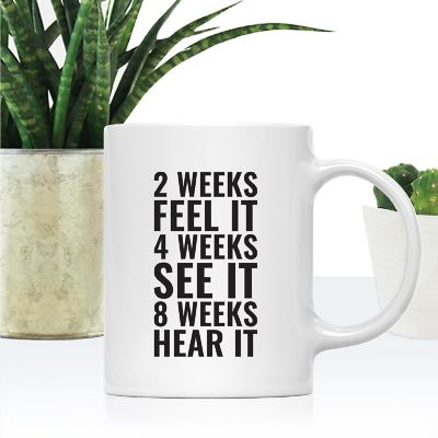 2-4-8 Weeks Results Ceramic Mug Image 1