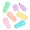2&quot; 6-Color Paw Print-Shaped Plastic Highlighters &amp;#8211; 12 Pc.    Image 1