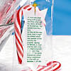 2" 6 oz. Mini Nativity Bible Verse Classic Peppermint Candy Canes - 40 Pc. Image 1